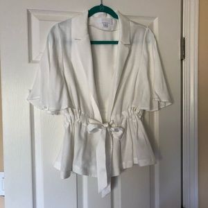 Anthropologie open front jacket